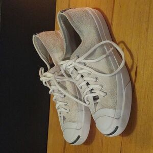 Converse Jack Purcell‎ upper leather cork sole  sneakers men's 6.5 womens 8